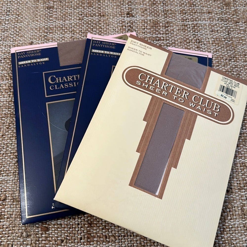 New Charter Club Classic Sheers Style 1080 Color Nude Size D